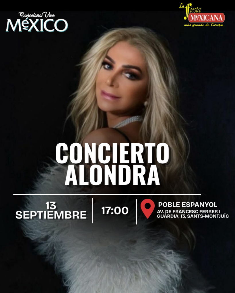 Concierto Alondra en Bcn Vive Mexico 2026