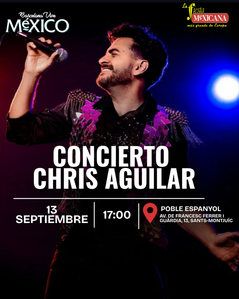 Concierto Chris Aguilar en Bcn Vive Mexico