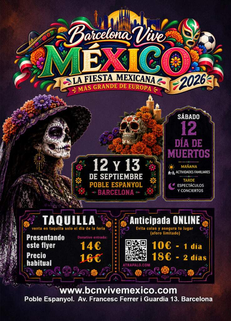 Flyer sabado 12 septiembre bcn vive mexico